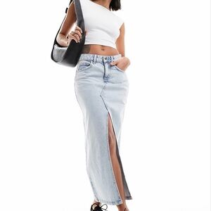 Cotton On Bailey Denim Maxi Skirt Womens Size 4